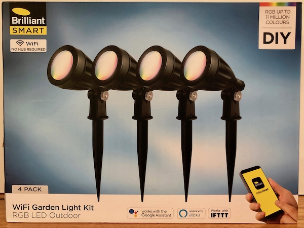 Brilliant Smart Wi-Fi RGB Garden Light Kit Brilliant Smart Wi-Fi RGB Garden Light Kit
