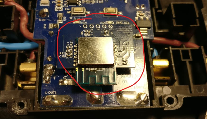 ESP8266 module ready for flashing ESP Board