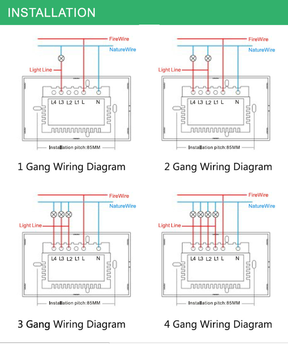 Wiring of switch alt text